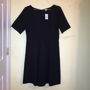 J Crew Navy Dress with Sleeves